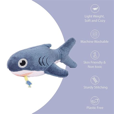 Mi Arcus Baby Shark Soft Toy for Girls and Boys, Plush Cute Huggable