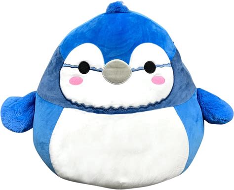 Squishmallow Official Kellytoy Babs The Blue Jay Bird Soft