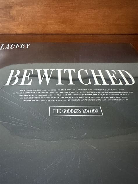 Laufey Bewitched The Goddess Edition Navy Double Lp Vinyl Signed Art