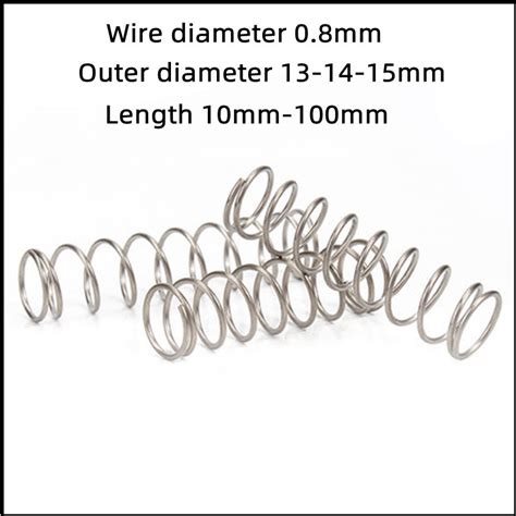 Xcf Pcs Compression Spring Wire Diameter Mm Outer Diameter