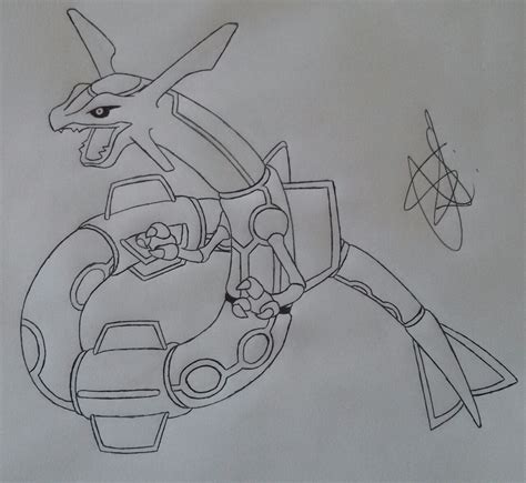 Tutorial De Desenho Rayquaza