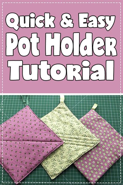 Quick & Easy Pot Holder Tutorial