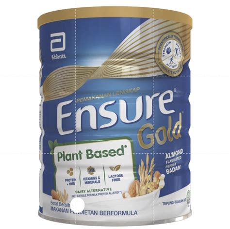 Ensure Gold Complete Nutrition Powder Plant Based Almond G Exp