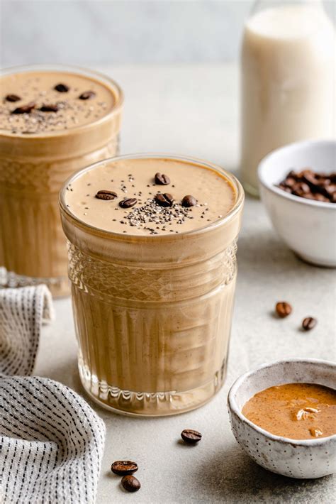 The Best Creamy Coffee Smoothie - All the Healthy Things