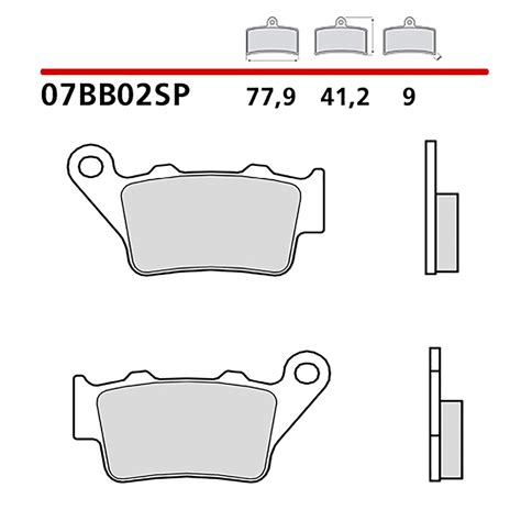 Brembo Kit Pastiglie Freno Posteriore Husqvarna Tc Cod