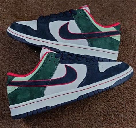 NIKE DUNK LOW NAVY GREEN REDが2022年に海外発売予定 God Meets Fashion