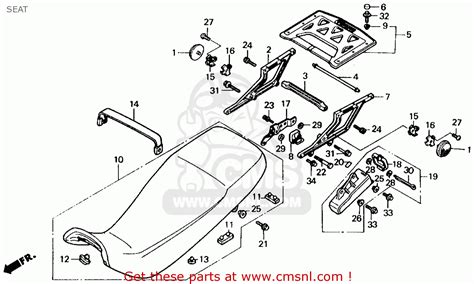 Honda xl 250 parts list