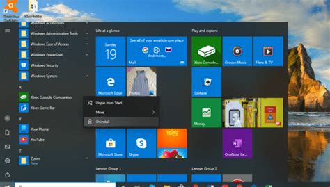 如何从 Windows 10 开始菜单所有应用程序列表中组织和删除应用程序