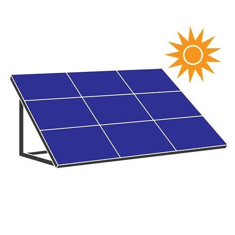 Premium Vector | Solar panels icon vector illustration symbol design