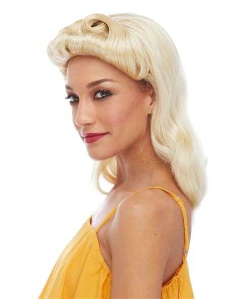 40s Pin Up Girl Blonde Wigs The Costume Shoppe