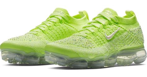 Nike Air Vapormax Flyknit 2 Swarovski Running Shoe In Green Lyst