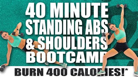 40 Minute Standing Abs And Shoulders Workout 🔥burn 400 Calories 🔥