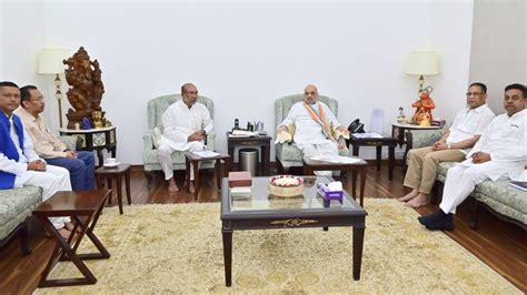 Manipur Violence Cm Biren Singh Meets Amit Shah Day After Oppn Demands