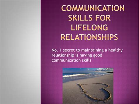 Ppt Communication Skills For Lifelong Relationships Powerpoint