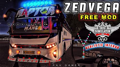 New Zedvega Mod For Bus Sinulator Indonesia Free Mod💥 New Bus Mod