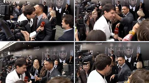 Will Smith Slaps Journalist Who Tries To Kiss Him India Tv