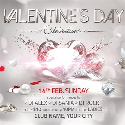 Valentines Day Flyer By Creativevalues Graphicriver