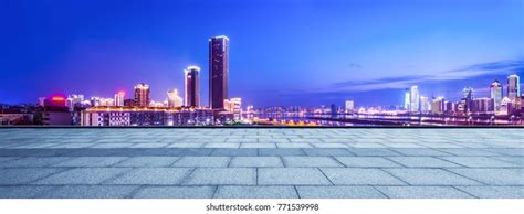 Night View Modern Chinese City Panorama Stock Photo 771539998 | Shutterstock