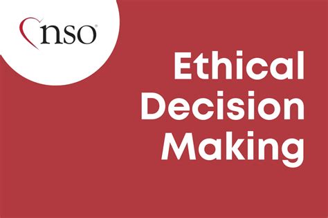 A Systematic Approach To Ethical Decision Making For Nurses