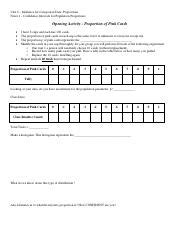 Notes 1 Confidence Intervals For Population Proportions 1 Pdf Unit