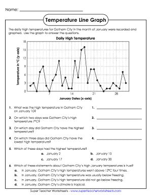 Fillable Online Temperature Line Graph - jrmints Fax Email Print ...