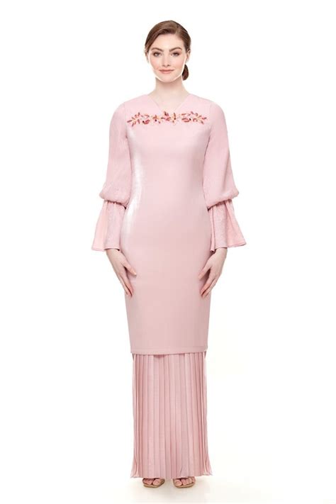 New JANNAHNOE Atisya Kurung In Pink Women S Fashion Muslimah