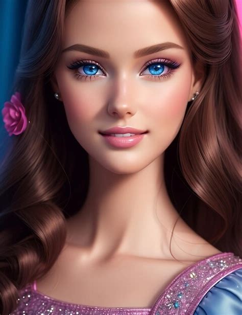 Premium Ai Image Beautiful Barbie Glamorous Realistic And Perfect