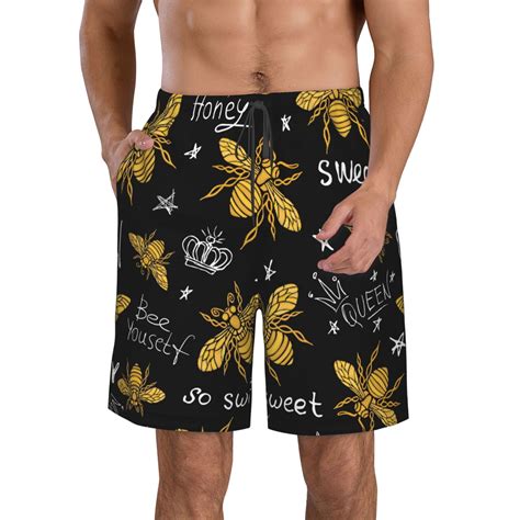 Disketp Mens Swim Trunks Hawaiian Breathable Surf Beach Swimsuits Mesh