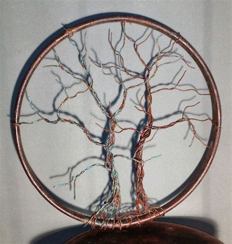 Yin Yang Trees Of Life Dreamcatcher Wire Tree Sculpture Wire