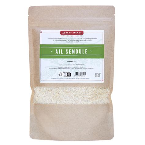 Ail Semoule En Sachet Albert M N S