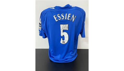 Essien's Official Chelsea Signed Shirt, 2006/07 - CharityStars