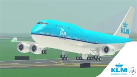 KLM Royal Dutch Airlines Roblox PTFS Official Traiiler YouTube