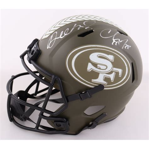 Christian McCaffrey Deebo Samuel Signed 49ers Salute To Service Speed