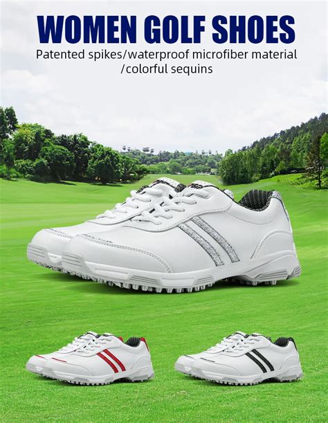 Pgm Xz246 Custom Rubber Outdoor Women Leisure Golf Shoes Custom Waterproof Lady Golf Shoes 企业官网