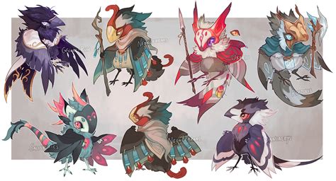 C Birdfolk Myos By Al Kem Y On Deviantart