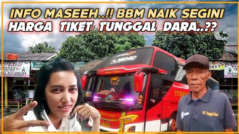 Update Terbaru Harga Tiket Tunggal Dara Pasca Bbm Naik Youtube