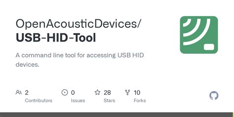 Github Openacousticdevices Usb Hid Tool A Command Line Tool For Accessing Usb Hid Devices