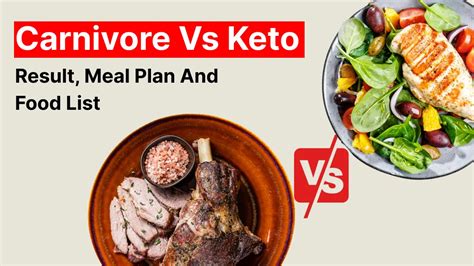 The Carnivore Diet Vs Keto Diet Results Meal Plan And Food List