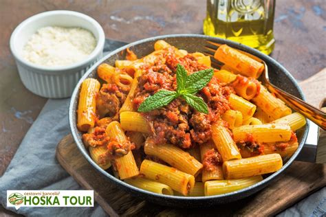 Italská kuchyně těstoviny rigatoni CK HOŠKA TOUR