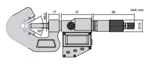 digital v anvil micrometer | Gokul Traders - Micrometer dealer in Pune