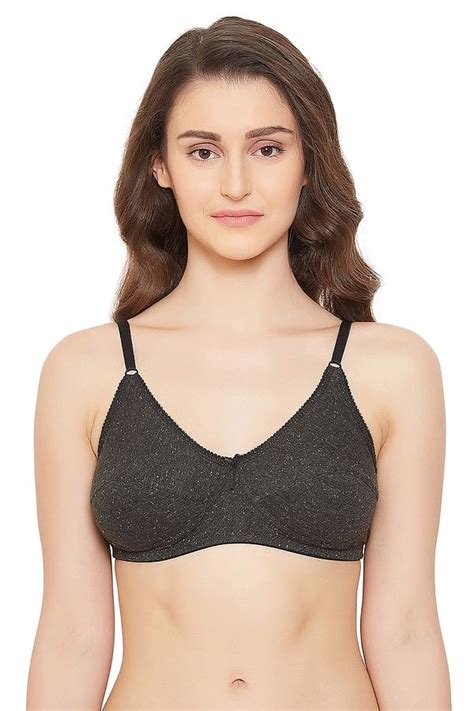 Buy Non Padded Non Wired Full Coverage Self Printed Bra 100 Cotton