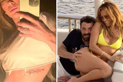 Jennifer Lopez Muestra Su Atrevido Nuevo Tatuaje Dedicado A Ben Affleck