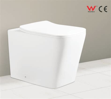 Bathroom Toilet Wall Hung Ceramic One Piece Dual Flush Sanitary Ware