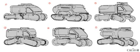 Sheng Lam - The Creator - vehicles and robot heads