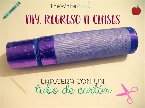 Diy C Mo Hacer Una Lapicera De Cart N Regreso A Clases The White Curl