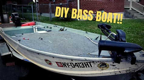 DIY Jon Boat To Bass Boat Conversion How To Fishing In New Boat