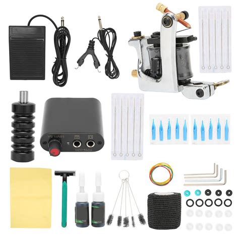 Complete Tattoo Kit Professional Tattoo Kit Coils Tattoo Machine Kit