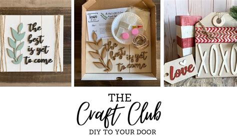 Adult Craft Subscription Box Monthly Surprise DIY | Etsy