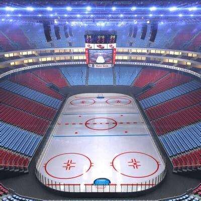 Ice Hockey Arena Version 2 - 3D Model by Behr Bros