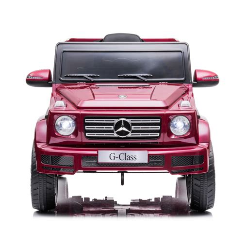 Mini Mercedes Benz G 500 Vinho Carro Elétrico Infantil A Bateria Para